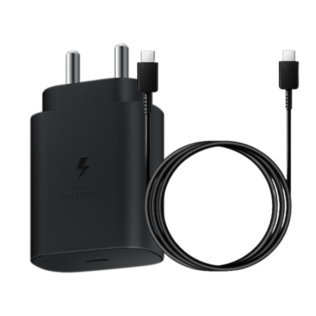 Samsung Galaxy M52 5G 25W charger with Type-C cable