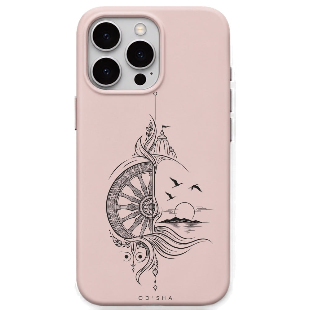 Puri Odisha Heritage phone cover in Blush Pink