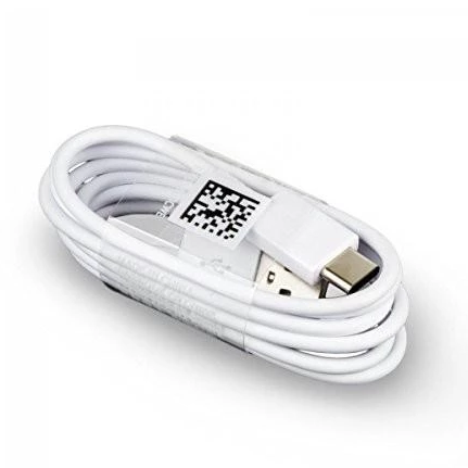 Samsung S9 Plus Type C Charge And Sync Cable-1M-White-chargingcable.in