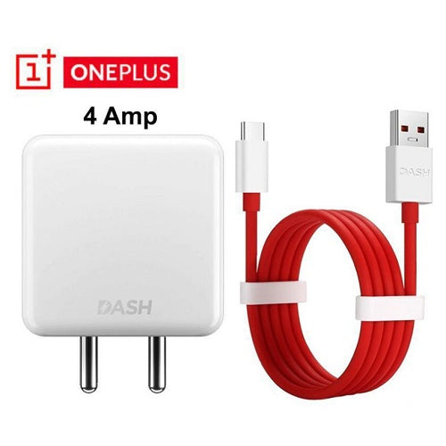 Oneplus 7T Pro Dash 4 Amp Mobile Charger With Dash Type C Cable Red-chargingcable.in