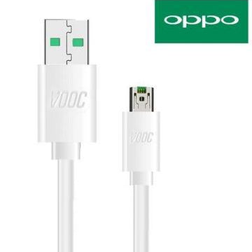 Oppo A3S VOOC Charge And Data Sync Cable White-chargingcable.in