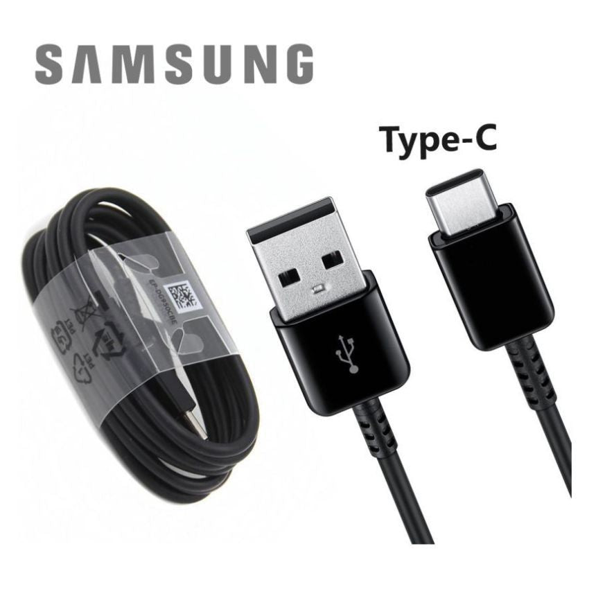 Samsung Galaxy Note 8 Type C Charge And Sync Cable-1M-Black-chargingcable.in