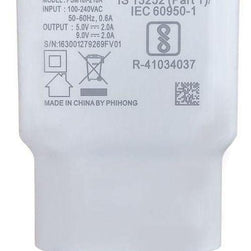 Vivo V15 Pro 2 Amp Dual Engine Dual Engine Mobile Charger with Data Cable-chargingcable.in