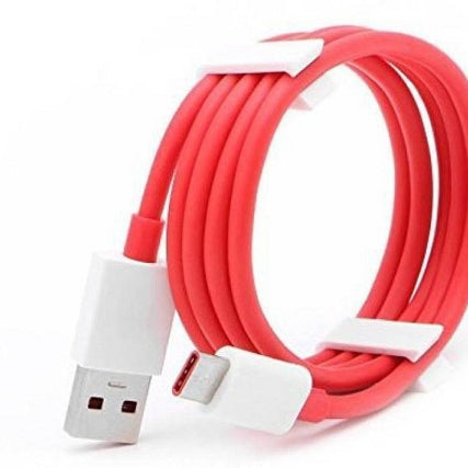 OnePlus 3T 128GB Dash Type C Cable Charging & Data Sync Cable-Red-100CM-chargingcable.in