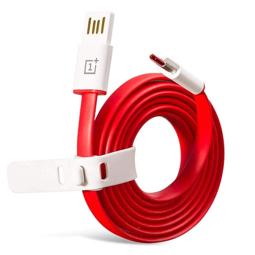 OnePlus 3T 128GB Dash Type C Cable Charging & Data Sync Cable-Red-100CM-chargingcable.in