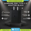 Samsung 15W Type C Travel Charger Black New (Only Adapter)