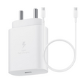 Samsung Galaxy A35 25W Type-C To Type-C Adaptive Fast Mobile Charger With Cable White