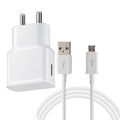 Samsung Galaxy On5 Pro Adaptive Fast Mobile Charger 2 Amp With 1mt Data and Sync Cable White