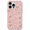 Cozy Stitched Hearts – Stitched Heart Pattern – Engraved Pastel Silicone Phone Cover