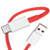 OnePlus 5 64GB Dash Type C Cable Charging & Data Sync Cable-Red-100CM