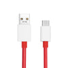 Oneplus One Dash Type C Cable Charging & Data Sync Cable-Red-100CM
