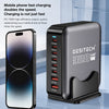 DesiTech 320W GaN³ Desktop Fast Charger | 8-in-1 Charging Station | Universal Multi-Device Charger for Android, Apple & Laptops