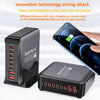 DesiTech 320W GaN³ Desktop Fast Charger | 8-in-1 Charging Station | Universal Multi-Device Charger for Android, Apple & Laptops