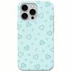 Airy Minimal Hearts – Minimal Heart Pattern – Engraved Pastel Silicone Phone Cover