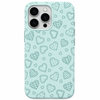 Cozy Stitched Hearts – Stitched Heart Pattern – Engraved Pastel Silicone Phone Cover