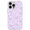 Daisy Love Hearts – Daisy Heart Pattern – Engraved Pastel Silicone Phone Cover