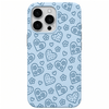 Daisy Love Hearts – Daisy Heart Pattern – Engraved Pastel Silicone Phone Cover
