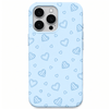 Airy Minimal Hearts – Minimal Heart Pattern – Engraved Pastel Silicone Phone Cover