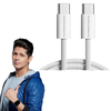 ChargingCable.in Braided Cable | Supports Upto 80W Charging & Data Transfer For iPhone/Android Type C to C