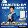 Google 30W USB-C Power Charger (Adapter With Cable)