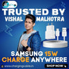 Samsung Galaxy F02s 15W Type C Adaptive Fast Mobile Charger With 1 Mt Cable