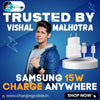 Samsung A02 Adaptive Mobile Charger 2 Amp With Adaptive Fast Cable White
