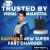 Samsung 45W Type C-C Charger Black |  For Galaxy S25 Series