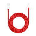 Oneplus X Dash Type C Cable Charging & Data Sync Cable-Red-100CM