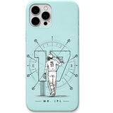 ABD Mint Green cricket mobile cover