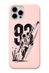 Bhumra Blush Pink cricket mobile cover