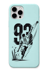 Bhumra Mint Green cricket mobile cover