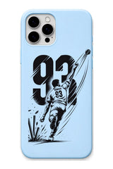 Bhumra Sky Blue cricket mobile cover