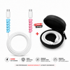 Apple 240W USB-C to USB-C Braided Cable (2M) | For Apple Models | With Free Premium Carry Case