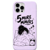 5 More Minutes liquid silicone phone cover in Lavender