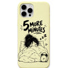 5 More Minutes liquid silicone phone cover in Lemon Yellow
