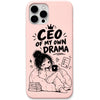 CEO of My Own Drama liquid silicone phone cover in Blush Pink