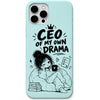 CEO of My Own Drama liquid silicone phone cover in Mint Green