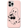 Cherry Ghostie liquid silicone phone cover in Blush Pink