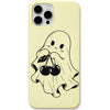 Cherry Ghostie liquid silicone phone cover in Lemon Yellow