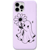 Daisy Ghostie liquid silicone phone cover in Lavender