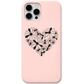 Daisy Heart Phone Cover – Pastel Liquid Silicone Case