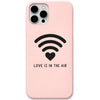 Love Signal WiFi Heart liquid silicone phone cover in Blush Pink