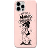 Main Character liquid silicone phone cover in Blush Pink