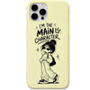 Main Character liquid silicone phone cover in Lemon Yellow