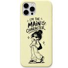 Main Character liquid silicone phone cover in Lemon Yellow