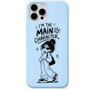 Main Character liquid silicone phone cover in Sky Blue