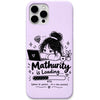 Maturity Is Loading liquid silicone phone cover in Lavender