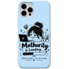 Maturity Is Loading liquid silicone phone cover in Sky Blue