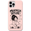 Mentally Offline Phone Cover – Pastel Liquid Silicone Case