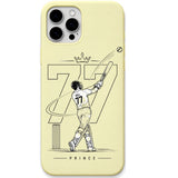 Gill Prince Lemon Yellow cricket mobile cover